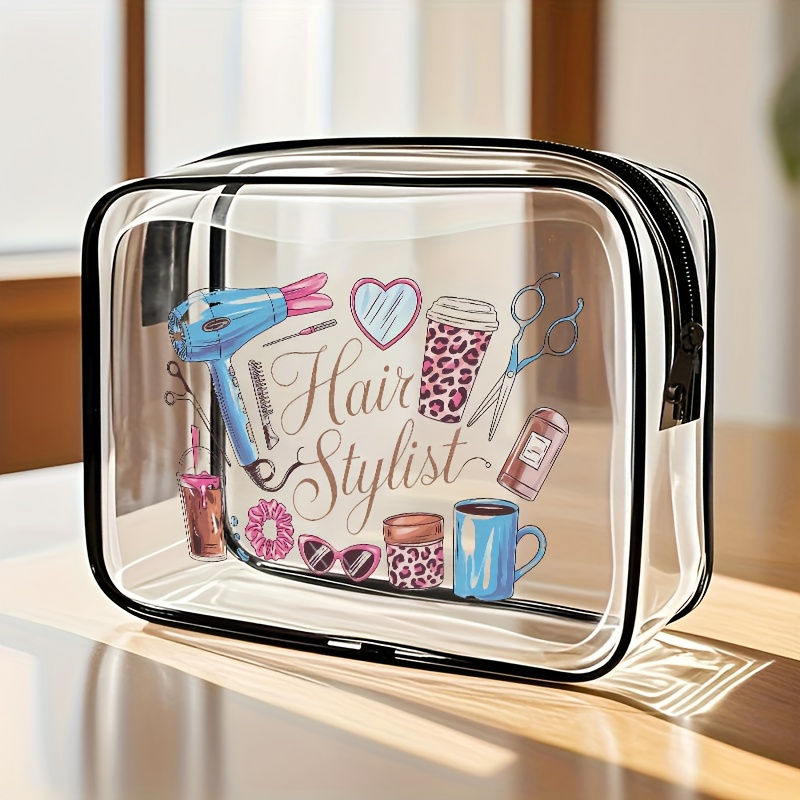 Women Bags For Airport - 1 unidade Bolsa de Maquiagem Transparente,