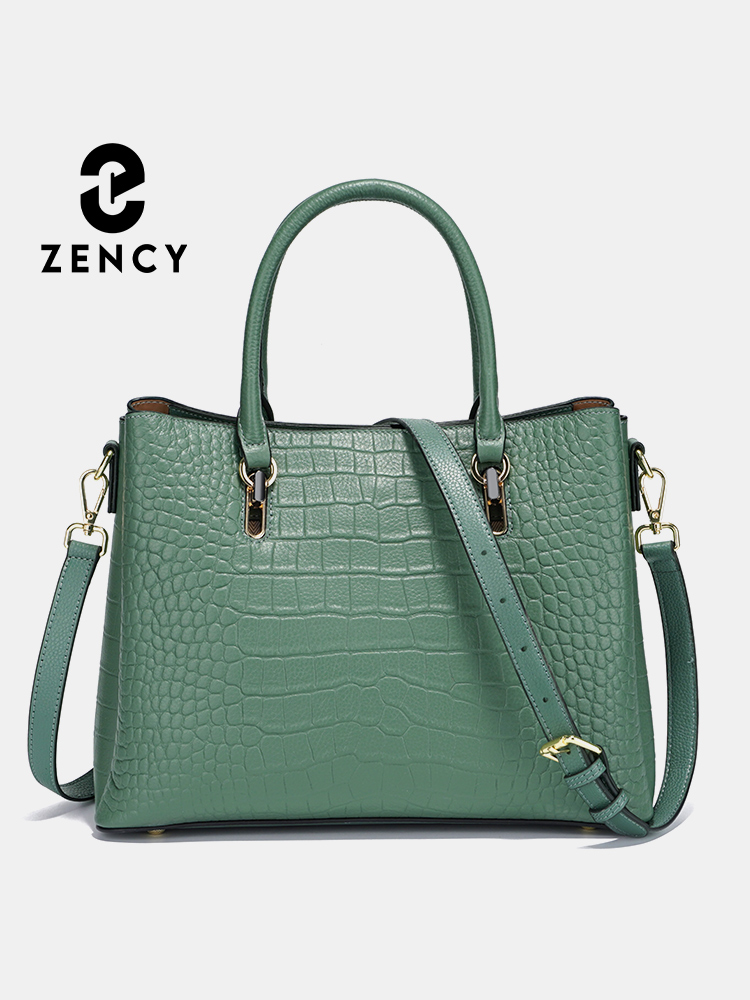 Women'S Work Bags Tote - Bolsa Feminina Zency de Couro Genuíno