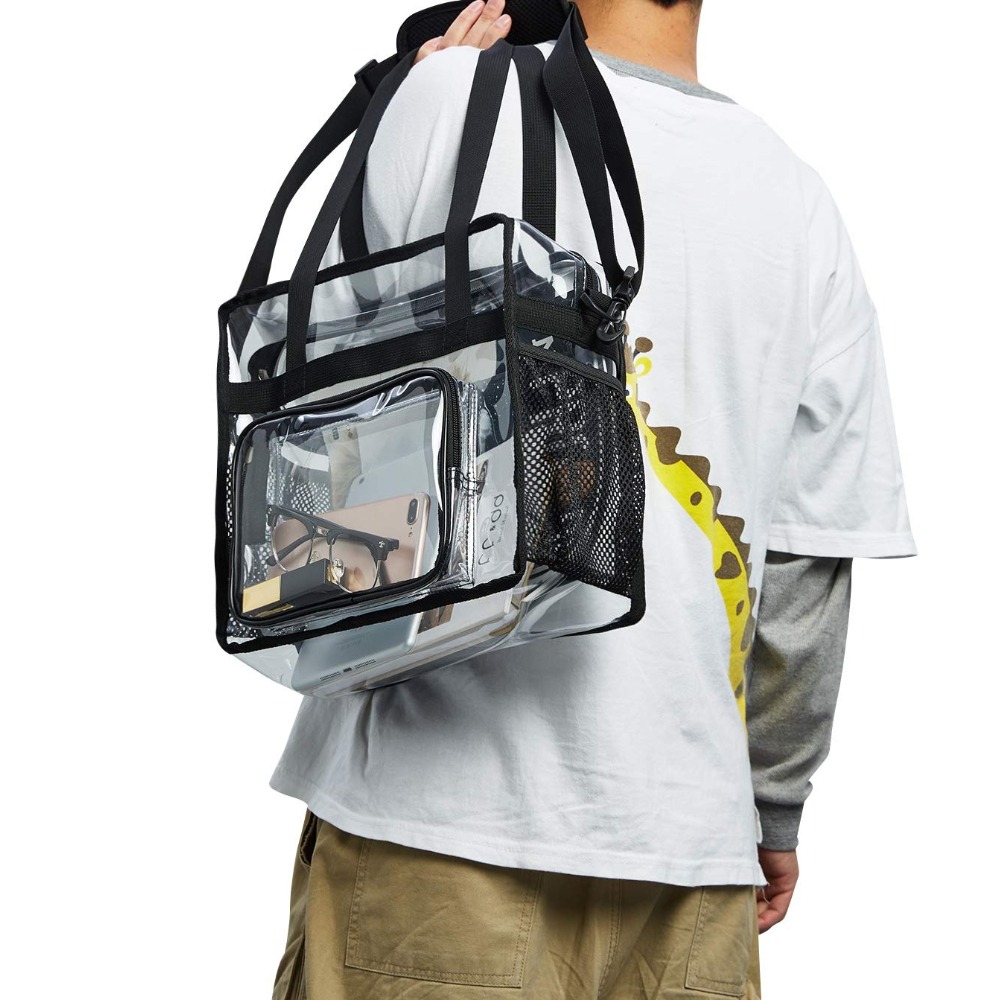 Women'S Bags For Work - Bolsa Transparente Reforçada de Plástico com