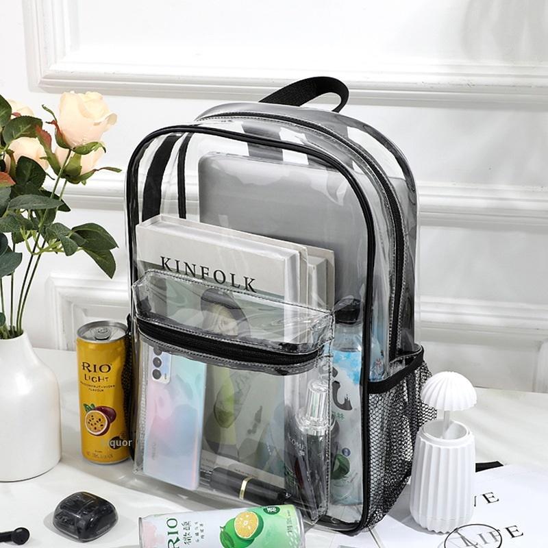 Women Bags Waterproof - Mochila transparente de pvc para esportes