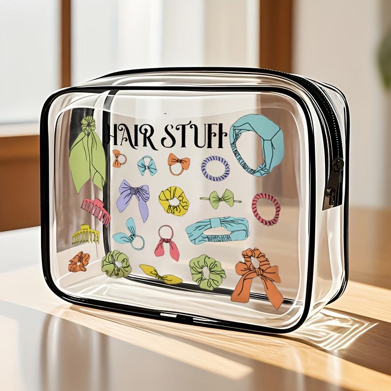 Women Bags For Airport - 1 unidade Bolsa de Maquiagem Transparente,