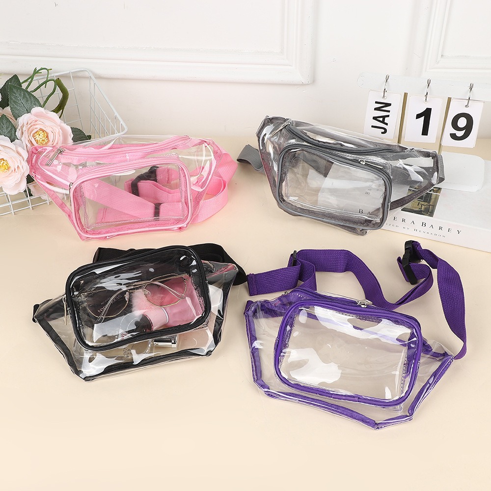Women Bags Waterproof - Bolsa de Cintura Transparente em PVC