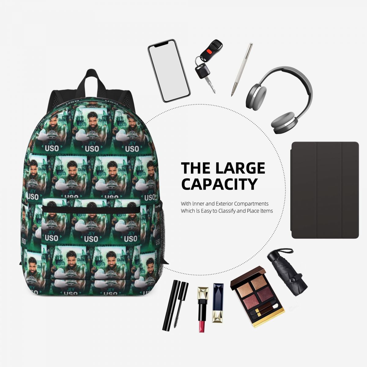 Mochila Winner WWE Jey Uso Day - Women Bags Winners avaliação e preço