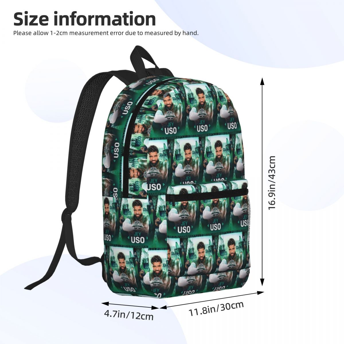 Mochila Winner WWE Jey Uso Day - Women Bags Winners avaliação e preço