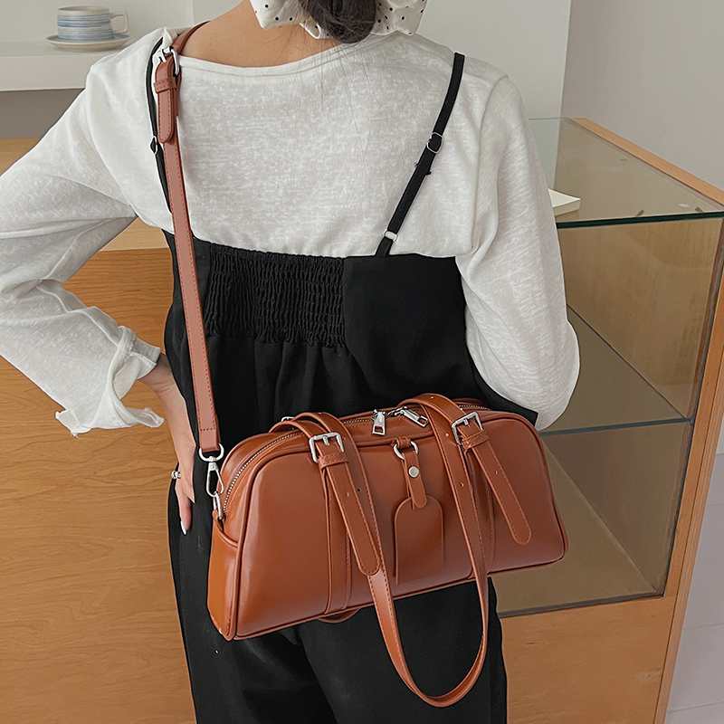 Bolsa Boston Feminina em Couro - Women Bags For Airport avaliação e preço