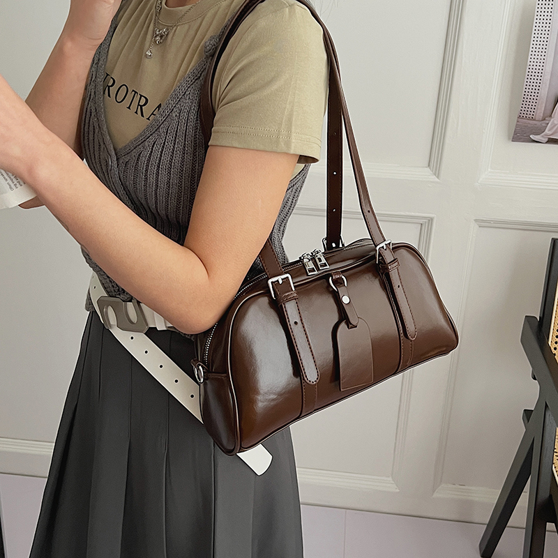 Bolsa Boston Feminina em Couro - Women Bags For Airport avaliação e preço