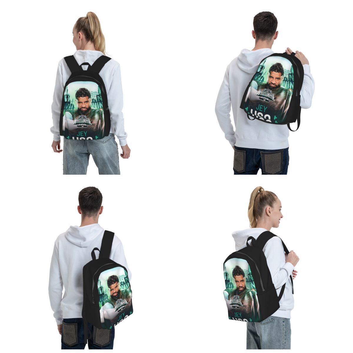 Mochila Winner WWE Jey Uso Day - Women Bags Winners avaliação e preço