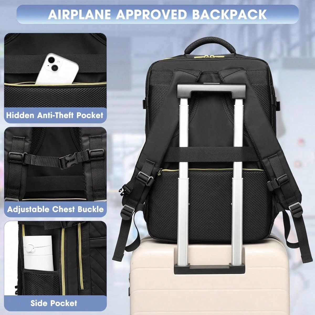 Mochila de viagem grande para  - Women Bags Waterproof avaliação e preço