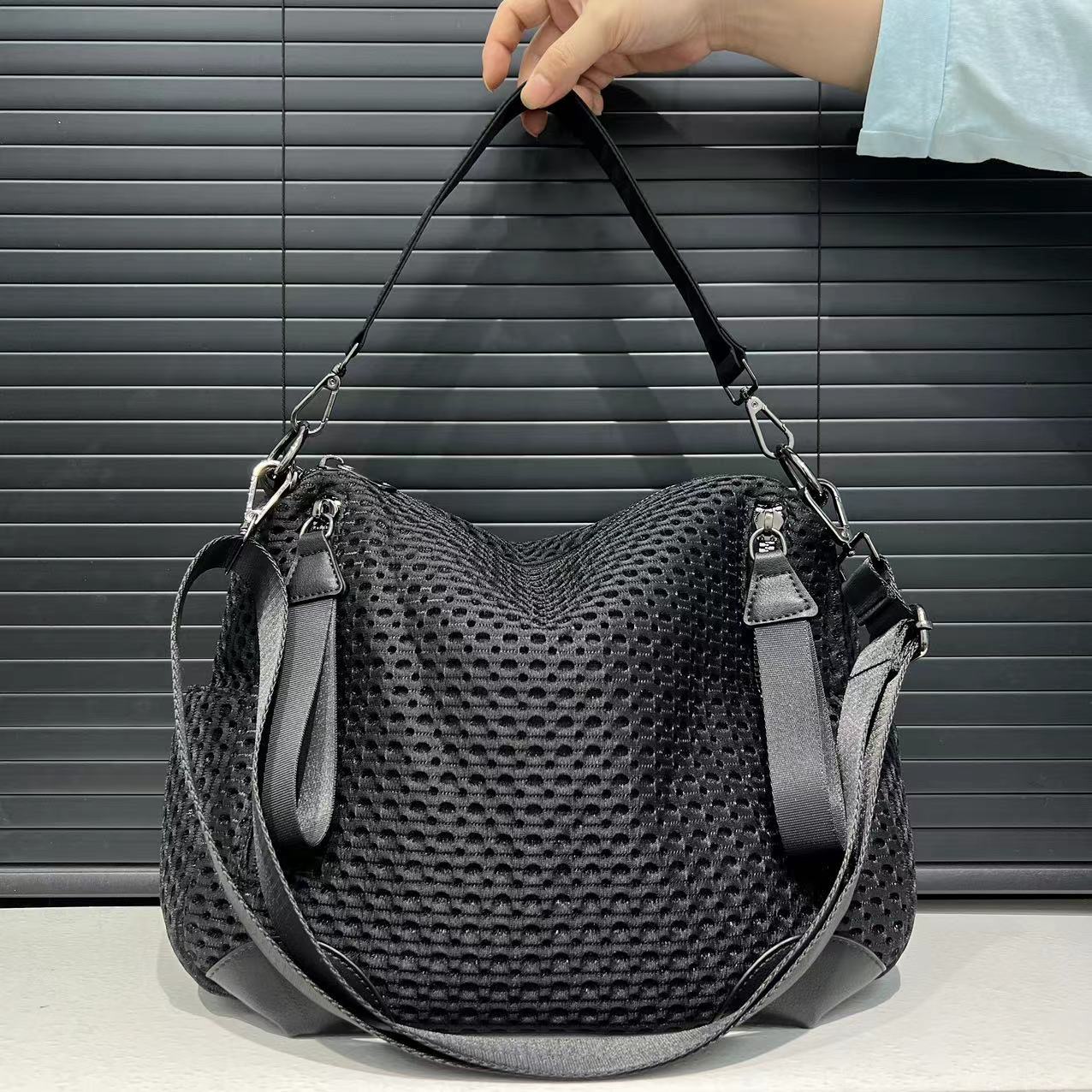 Bolsa de ombro de nylon emenda - Women Bags For Airport avaliação e preço