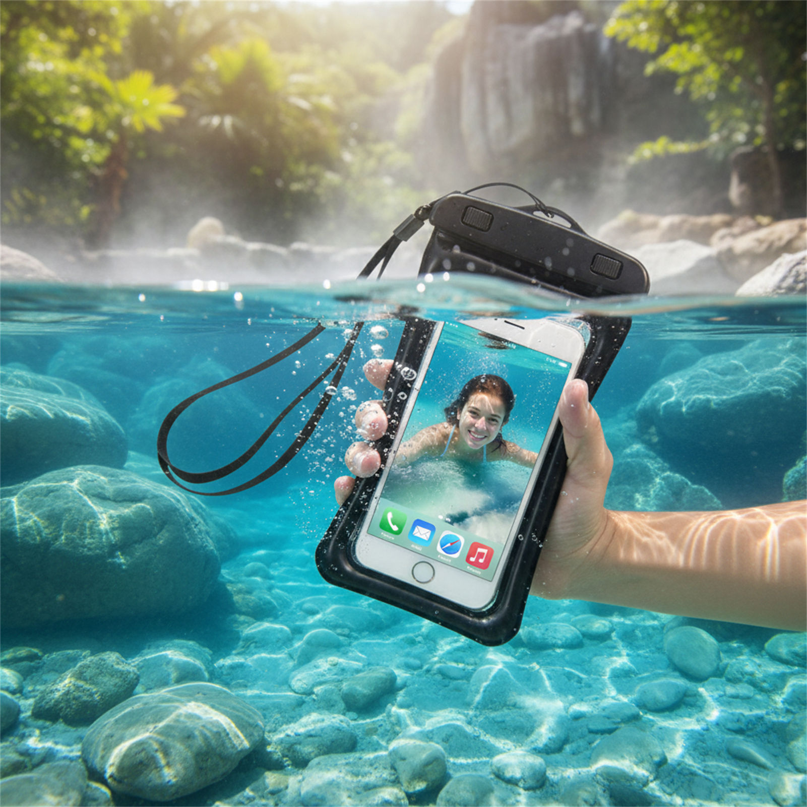 Bolsa de Telefone à Prova d'Ág - Women Bags Waterproof avaliação e preço