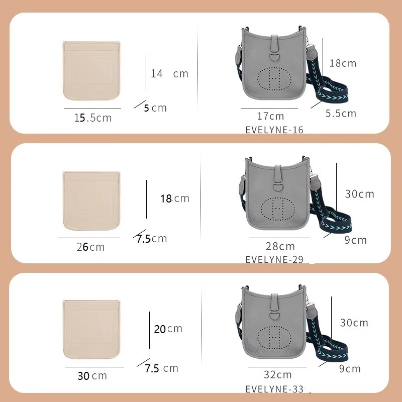 Organizador de Bolsa para Herm - Women Bags Hermes avaliação e preço