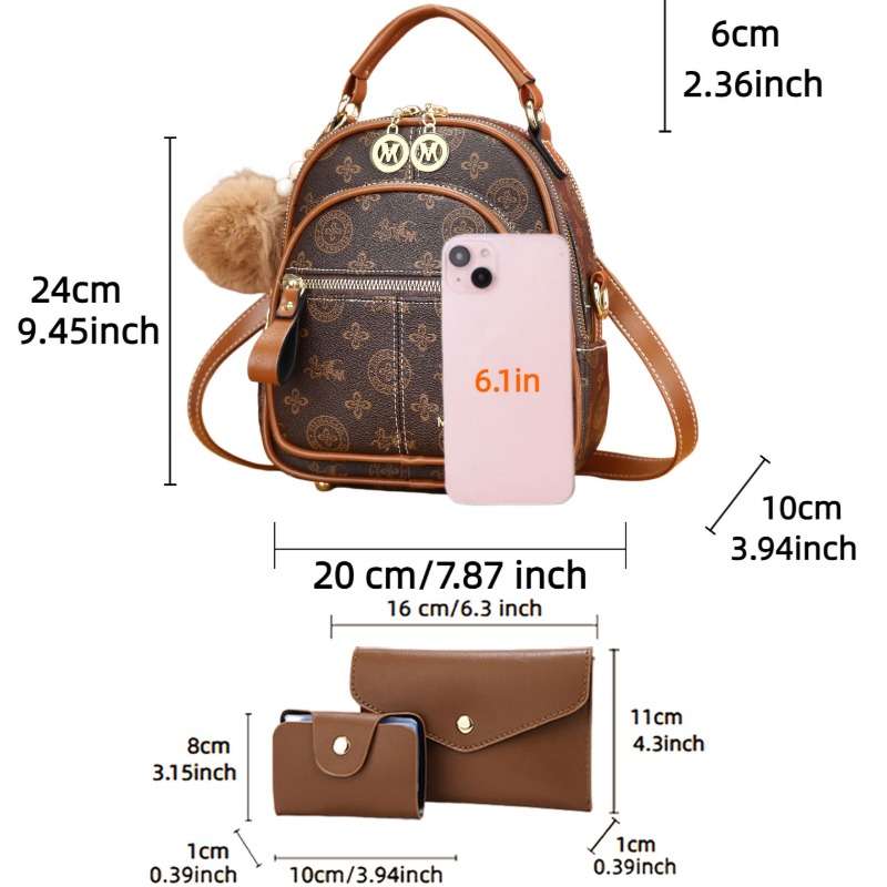 Conjunto de 3 peças de bolsas  - Women'S Crossbody Bags avaliação e preço