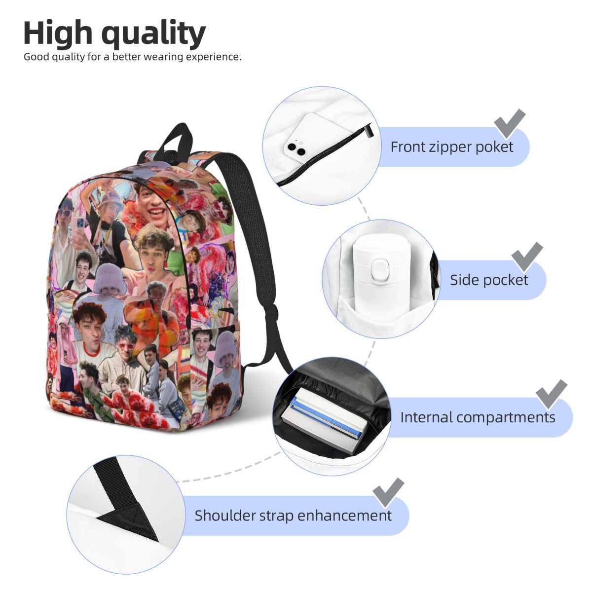 Mochila Escolar Nemo Eurovisio - Women Bags Winners avaliação e preço