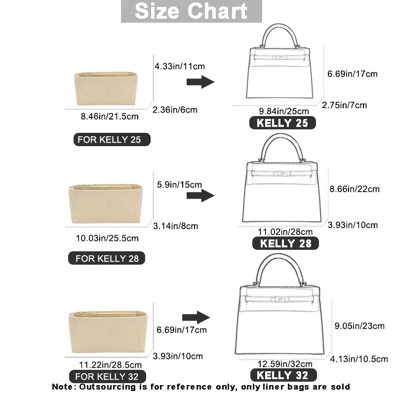 Saco de inserção de pano de fe - Women Bags Hermes avaliação e preço