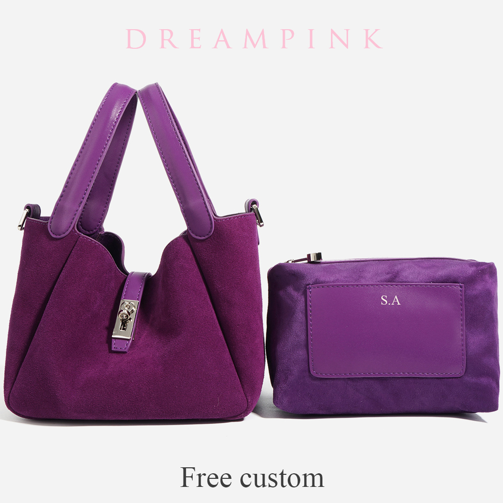 Bolsa balde de couro de camurç - Women Bags Uae avaliação e preço