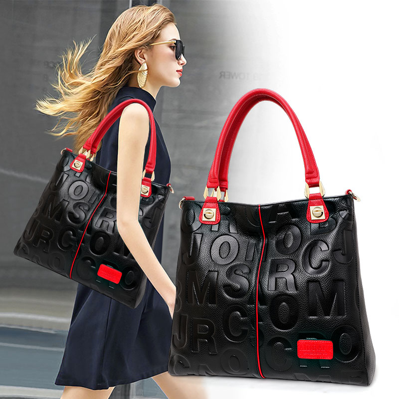 Bolsa Tote de Couro Legítimo c - Women'S Work Bags Tote avaliação e preço