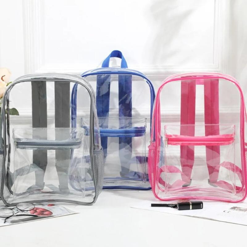 Mochila Transparente de PVC pa - Women Bags Waterproof avaliação e preço
