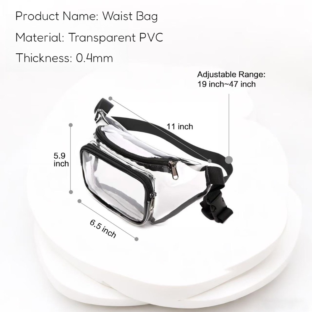 Bolsa de Cintura Transparente  - Women Bags Waterproof avaliação e preço