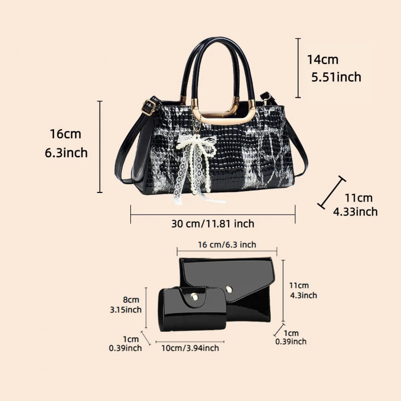 Conjunto de Bolsas Femininas,  - Women'S Crossbody Bags avaliação e preço