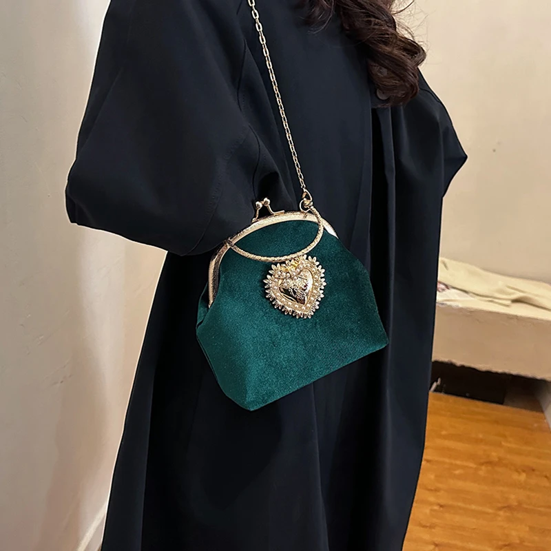 Correntes de veludo quadro cor - Women Hand Bags Sale avaliação e preço