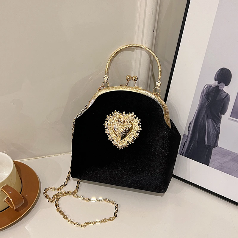 Correntes de veludo quadro cor - Women Hand Bags Sale avaliação e preço