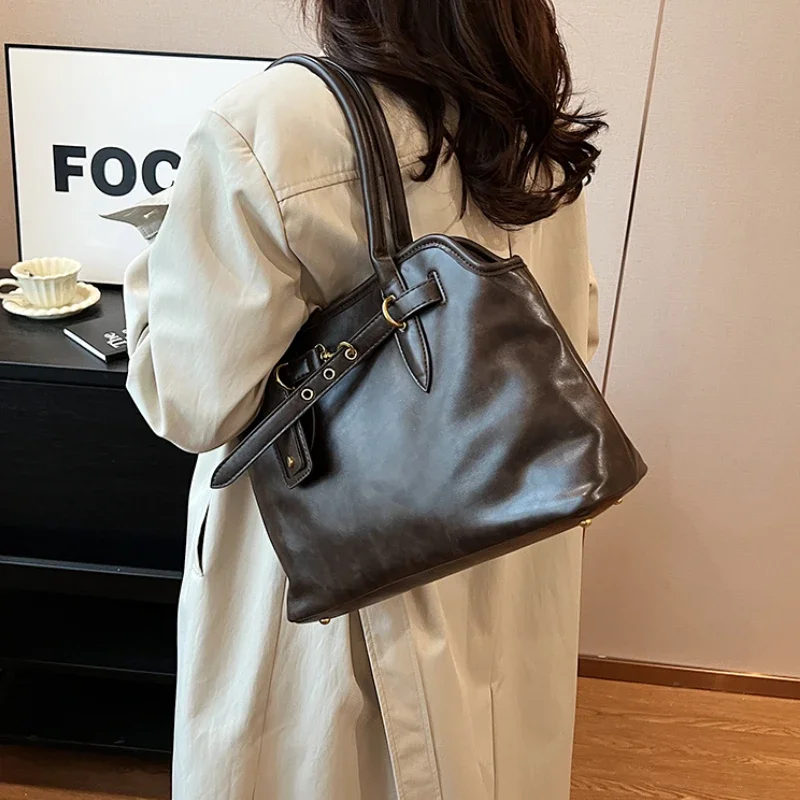 Couro do plutônio retro sacola - Women Bags For Airport avaliação e preço