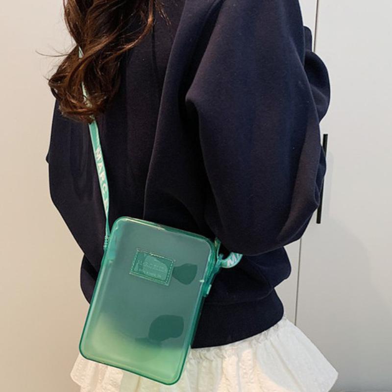 Nova Bolsa Transversal de PVC  - Women Bags Waterproof avaliação e preço
