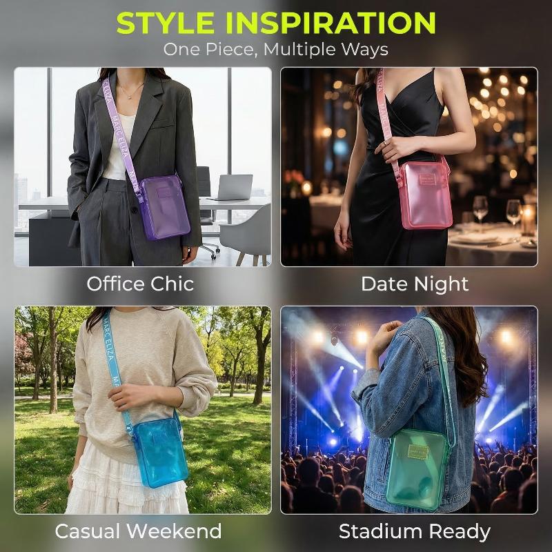 Nova Bolsa Transversal de PVC  - Women Bags Waterproof avaliação e preço