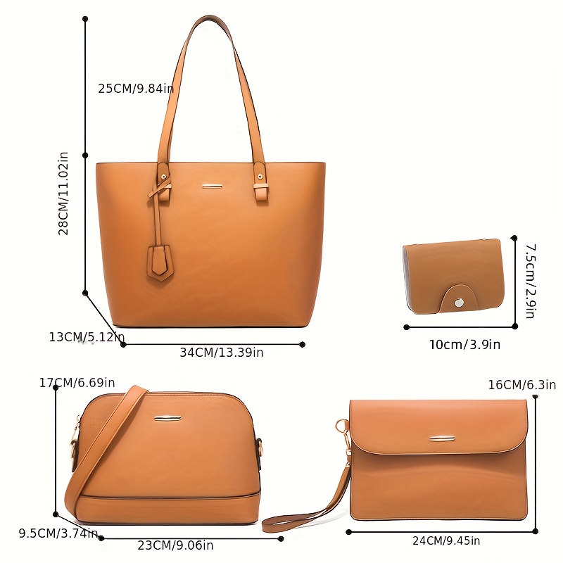 4 pçs moda feminina conjuntos  - Women'S Crossbody Bags avaliação e preço