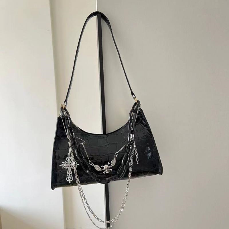 Bolsa padrão de crocodilo y2k  - Women Bags For Airport avaliação e preço
